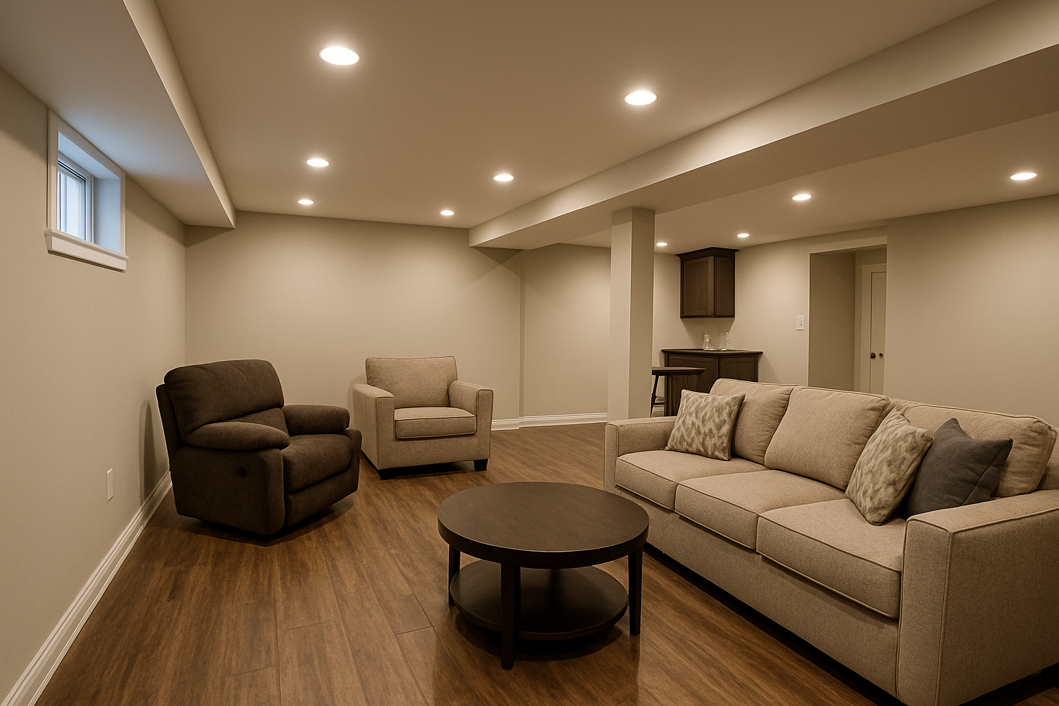 Basement final touches