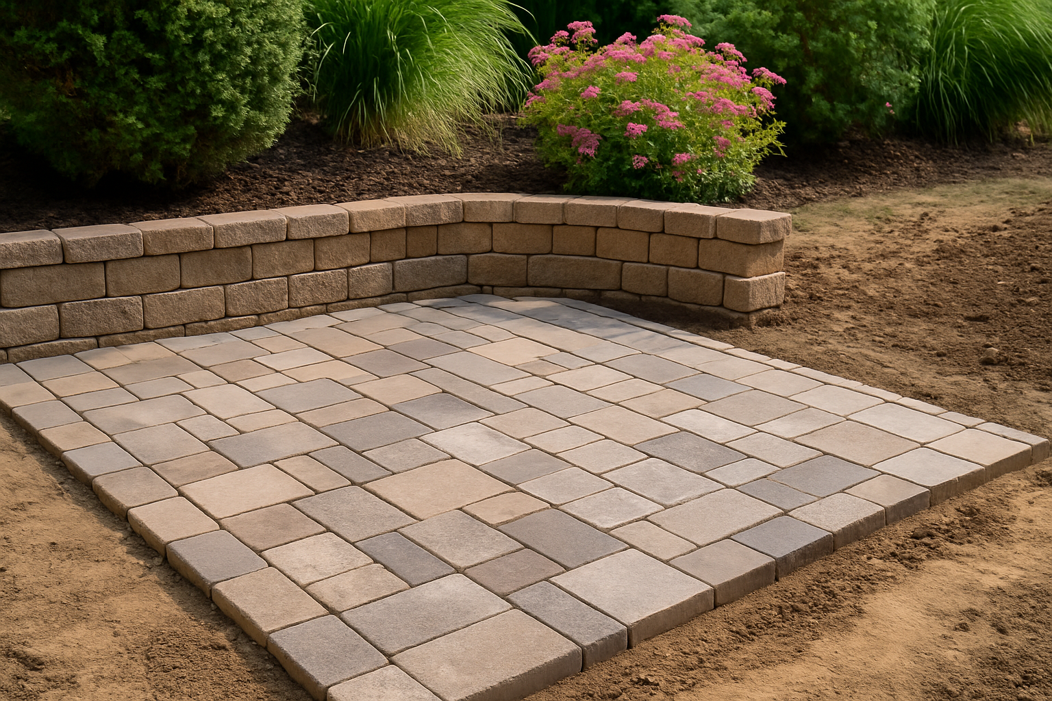 Hardscape construction