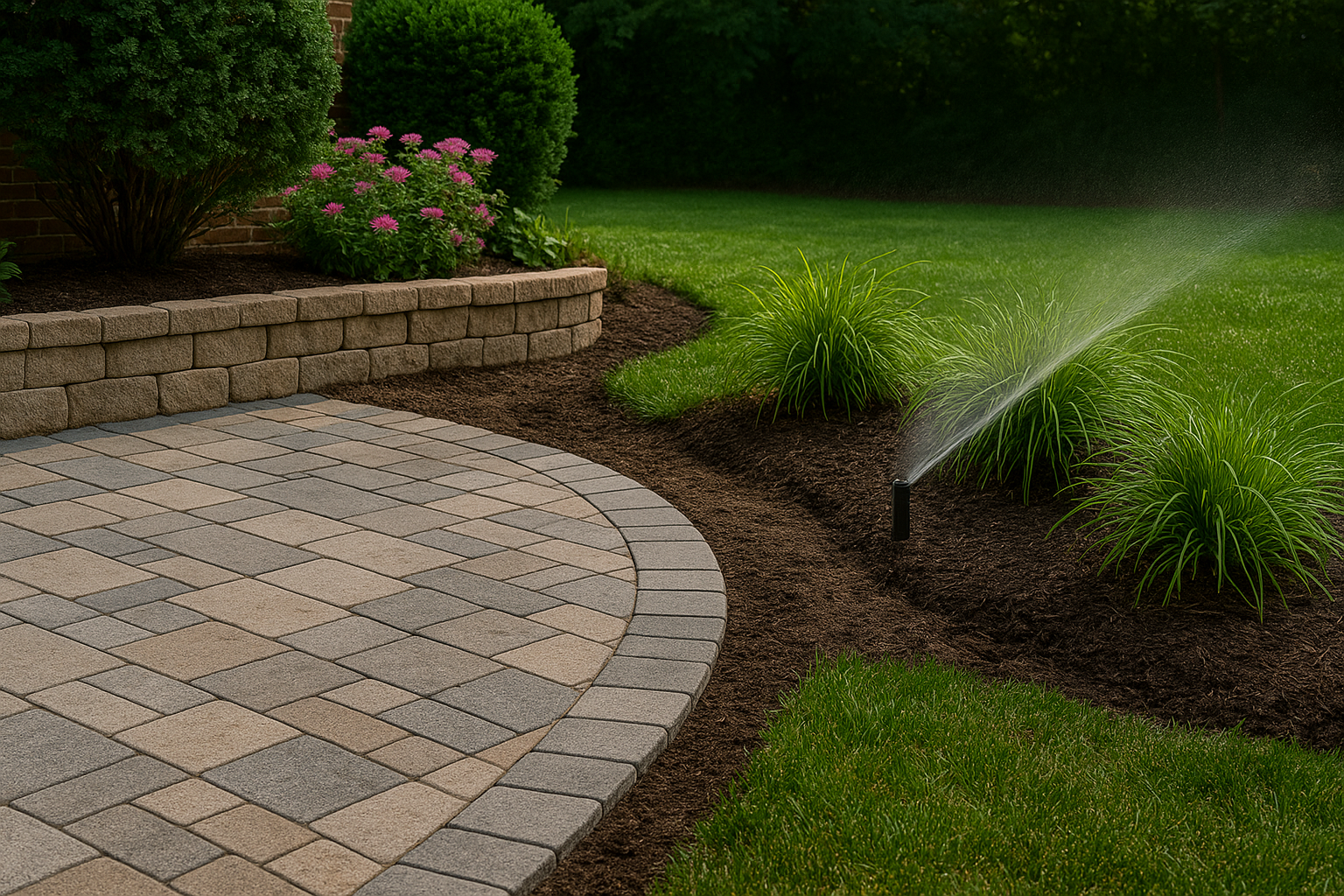 Landscaping and utilities